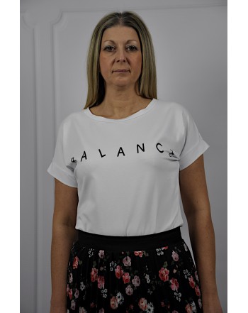 T-shirt Balance White